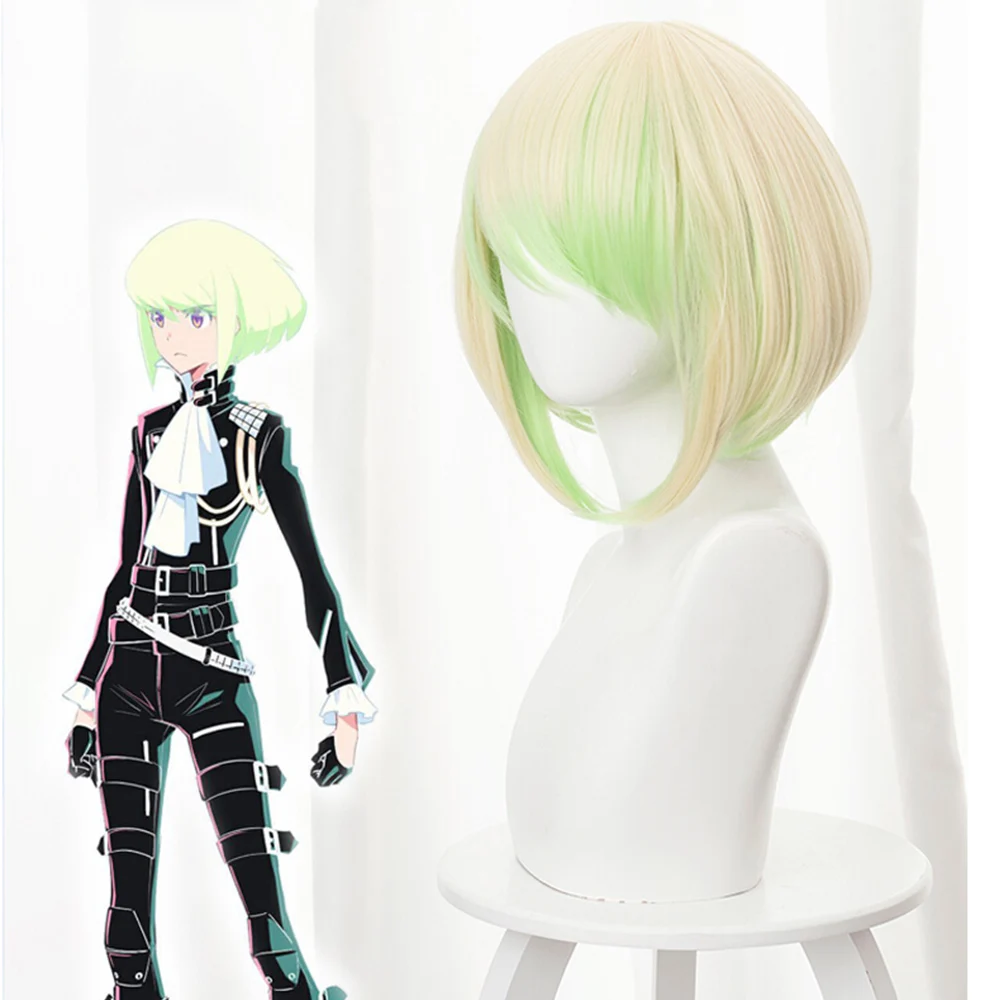 

Новинка 2020, PROMARE, сумасшедший, бордовый, Лио Фотия, 35 см, короткие прямые термостойкие синтетические волосы, парик для косплея аниме + шапочка для парика