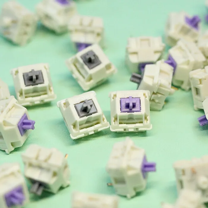 SP-Star Polaris White Gray Purple Switches Pole Stars 5 Pin Switches Mechanical Keyboard DIY Clicky Switches