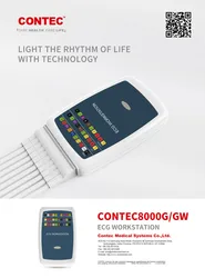 CONTEC8000G/GW Portable Multi-function Wireless Transmission ECG/EKG Workstation System 12 Lead Resting ECG Quick Print