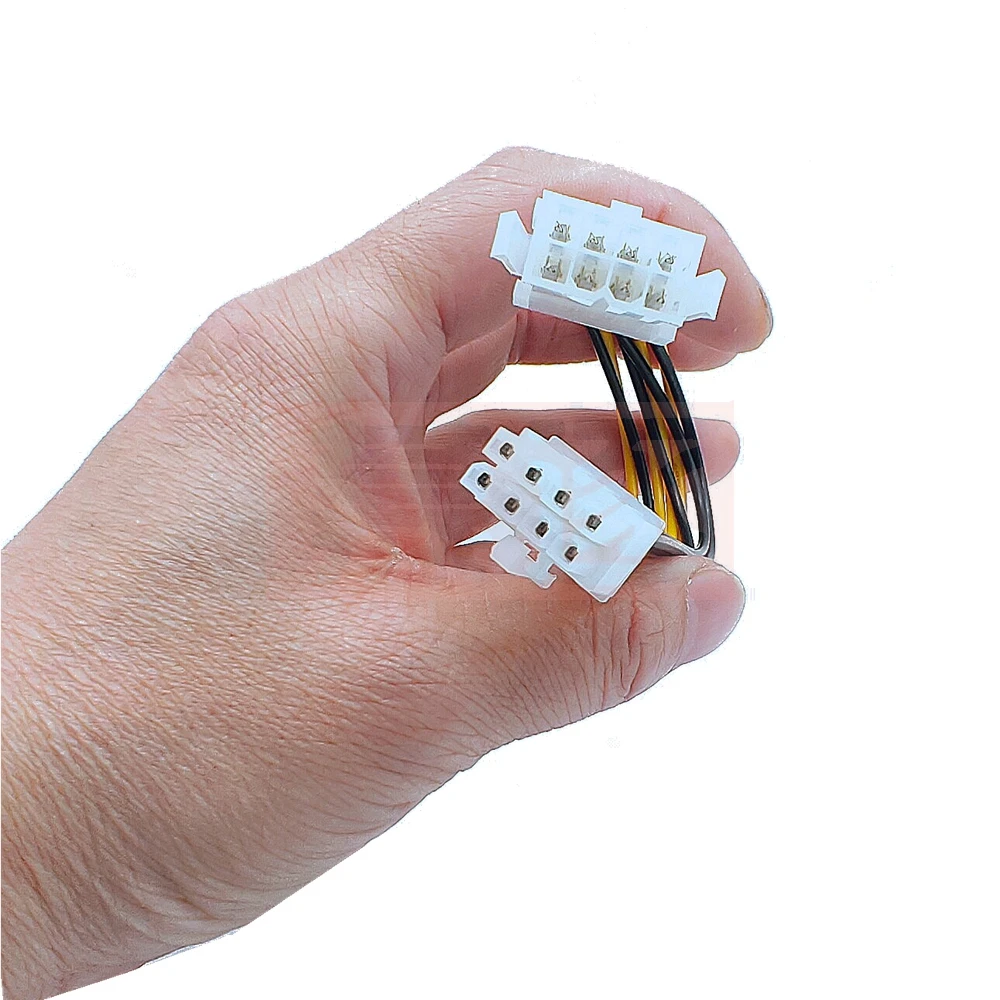 8 pin ATX 12V CPU EPS P4 Power Extension Cable 8pin 15cm Extend Cable Wire 18AWG Power Supply for Bitcoin Miner Mining Machine