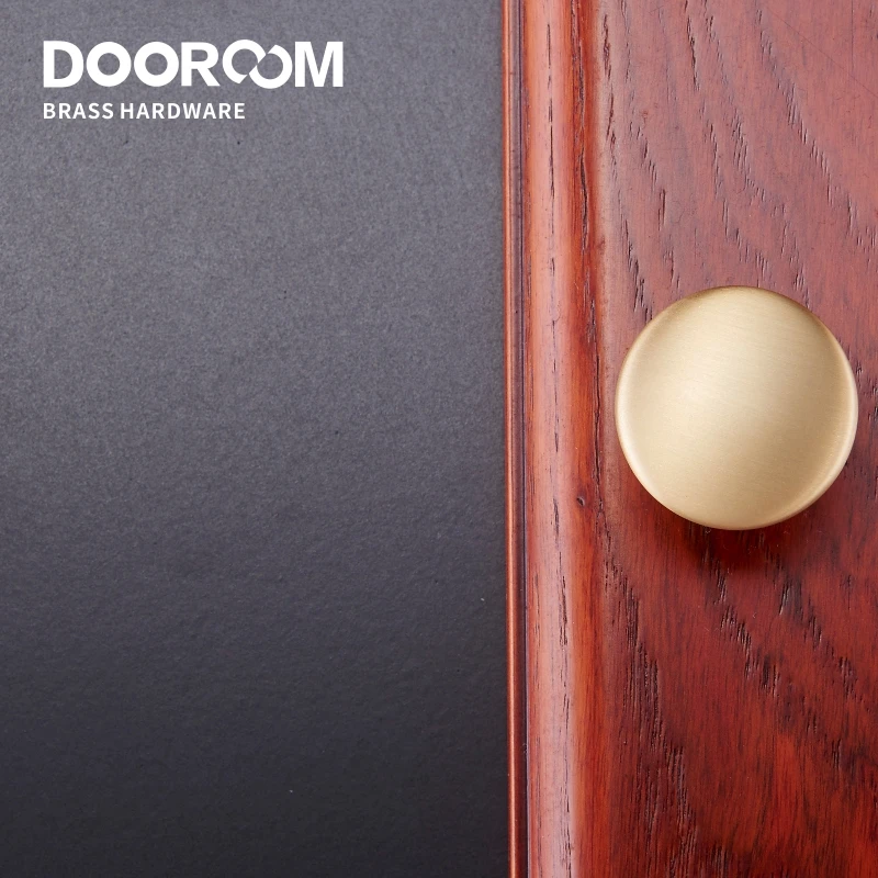 Dooroom-tiradores de latón para muebles, manijas simples americanas para armario, tocador, armario, puerta, cajón, caja de zapatos, pomos Pastoral