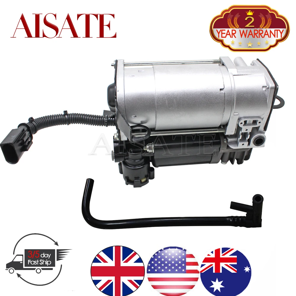 For Mercedes W220 W211 S211 C219 Air Suspension Compressor Pump With Airmatic Pipe 2-Year Warranty 2203200104 2113200104