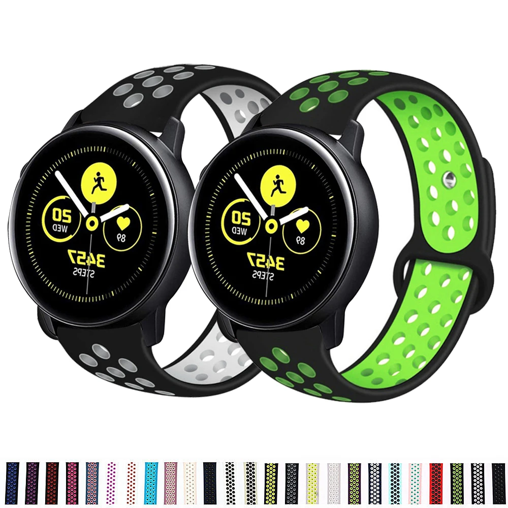 Rainbow Sports bands For Huawei Watch GT 2 42mm 46mm For Honor Magic 2 Fashion Silicone Replacement Strap Band Wrist Bracelet