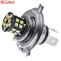 1/2Pcs 6V H4 HB2 9003 LED Bulb 30SMD Motorcycle Headlight Light White 6000K High Low Beam Scooter Headlamp Moped Front Head Lamp