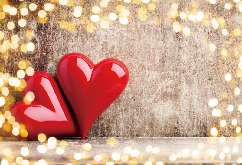 Laeacco พื้นหลังภาพวันวาเลนไทน์ Love Heart ดอกไม้เด็กทารกถ่ายภาพฉากหลังสำหรับ Photo Studio