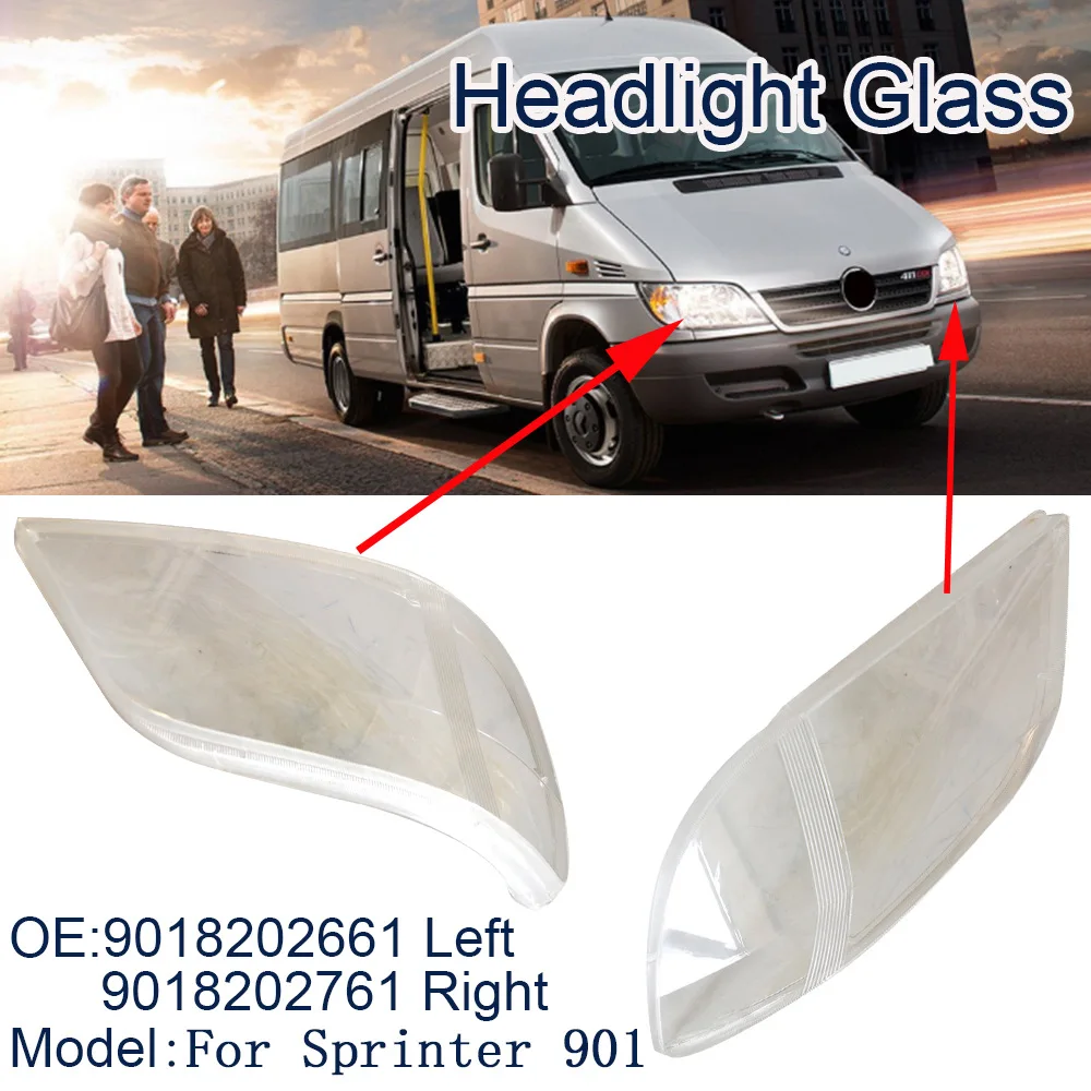 Large lampshade crystal 9018202661 1EH246047-051 suitable for imported Mercedes-Benz sprinter headlamp lampshade