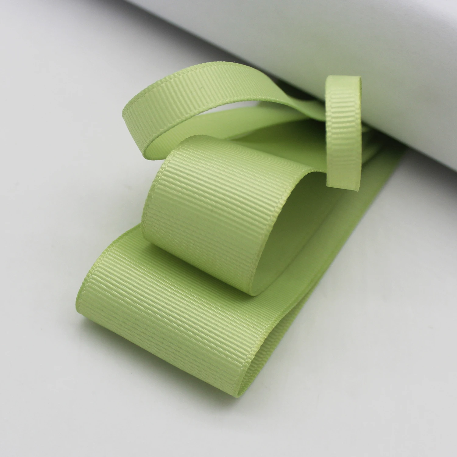 5 Meter/Lot Lime Juice 2020 Fashion Color Grosgrain Satin Ribbon DIY Craft Decoration Clothes Accessories 6mm 9mm 16mm 25mm 38mm