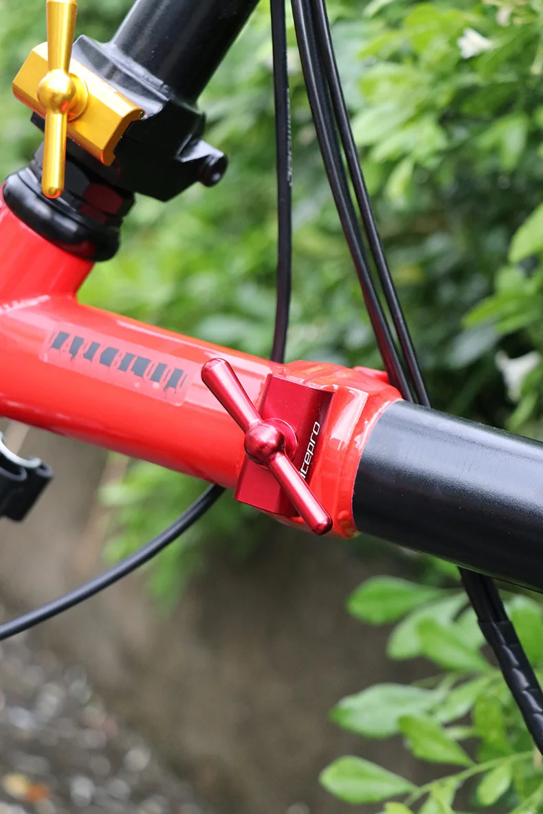 Litepro Folding Fahrrad Wasserhahn Lenker Griff Faltbare C Schnalle Fahrrad Teile Zubehör Für Brompton – Detail 22