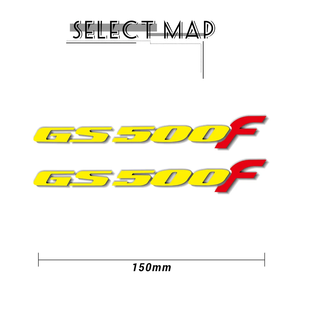 New Motorcycle Stickers Body Reflective Waterproof Body fuel tank logo sticker Kit For Suzuki GS500F gs 500f gs 500 f sign decal