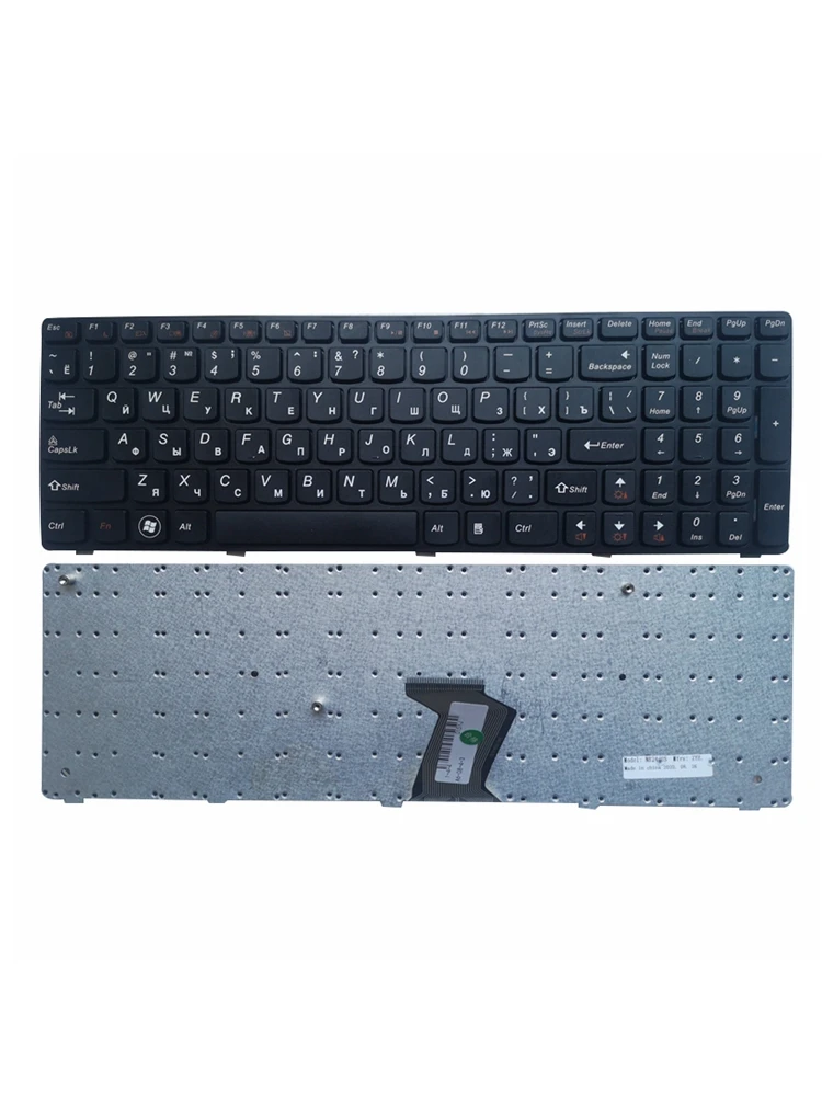 Rosyjski dla LENOVO V570 V570C V575 Z570 Z575 B570 B570A B570E V580C B570G B575 B575A B575E B590 B590A RU klawiaturze laptopa — zdjęcie 2