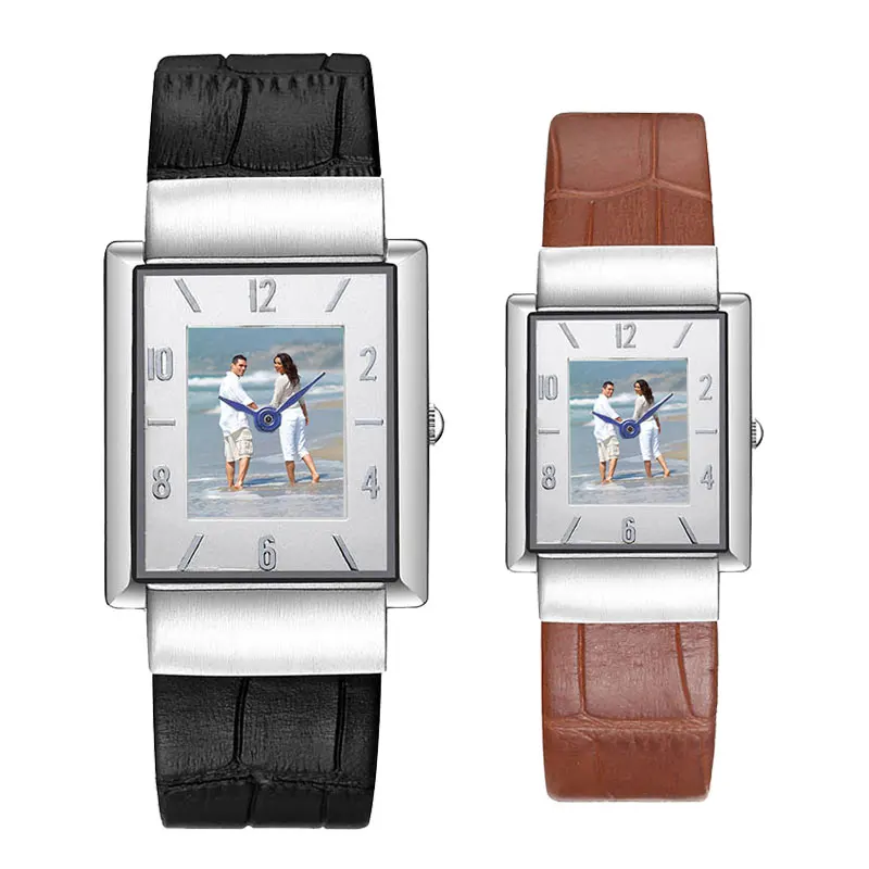 

CL054 Custom Photo Watch Couples DIY Watches for Men Women Lovers Put Your Own Image Personalized Birthday Gift Watch