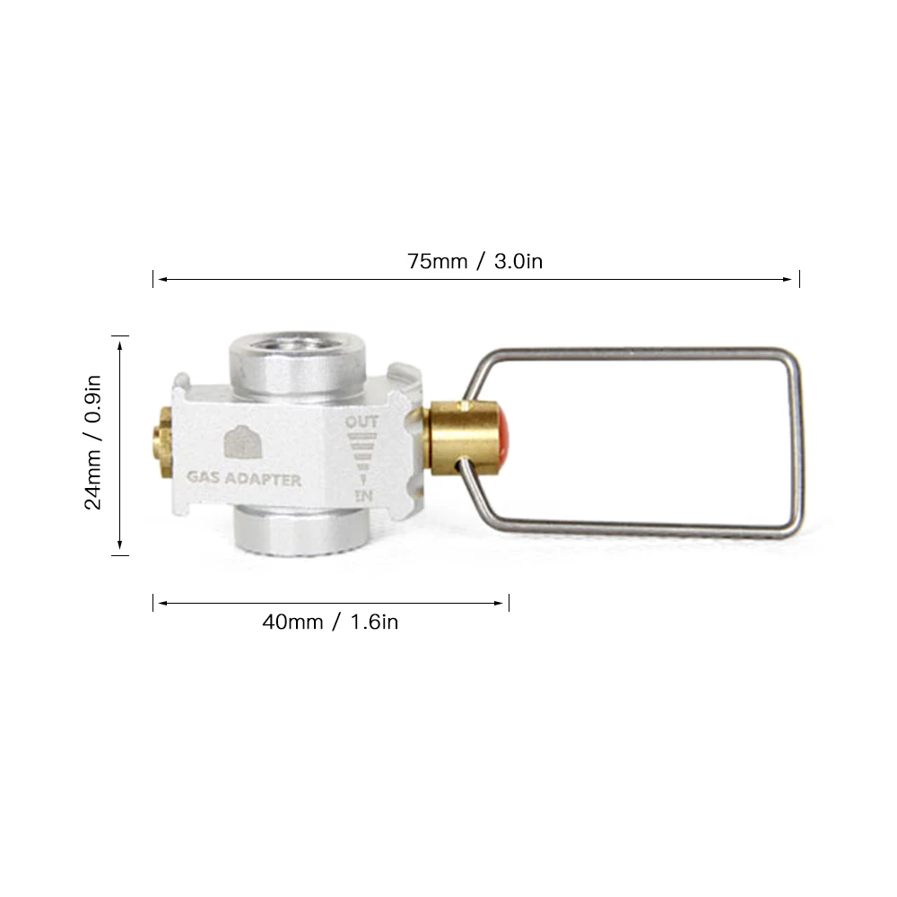 Gas Saver Plus Gas Convertor Shifter Refill Flat Tank Conversion Adapter Camping Gas Adaptor Valve Cylinder Refill Adapter New