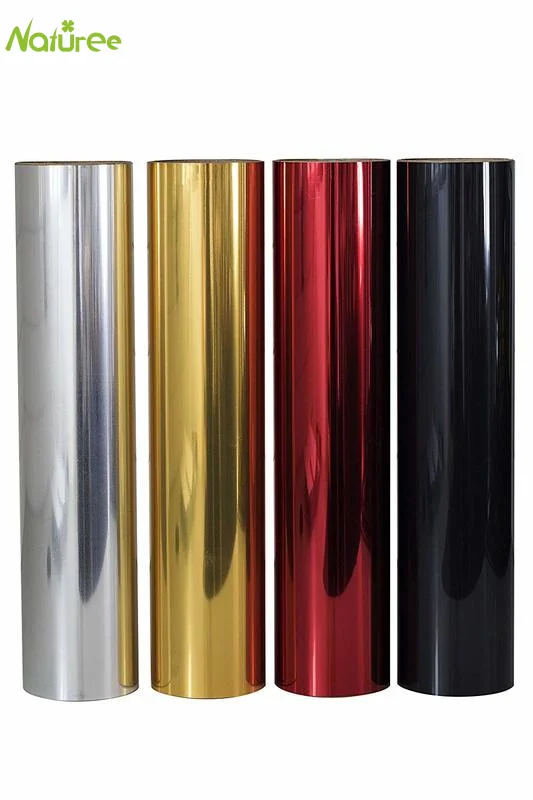 1m/3m/5m/10m Metallic Heat Transfer Vinyl Iron on Transfer HTV Iron on For T-Shirt Heat Press DIY Decor Film 25cm Width