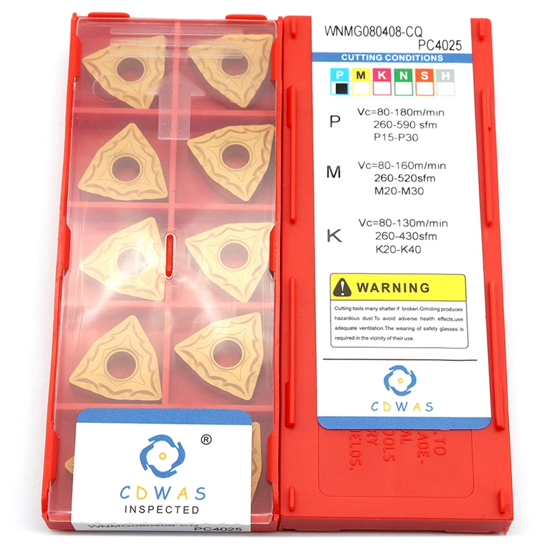 WNMG080408 CQ PC4025 أداة تحول خارجية عالية الجودة WNMG 080408 لونين كربيد إدراج آلة خرط تعمل بالتحكم الرقمي بواسطة الحاسوب أدوات تقطيع للصلب