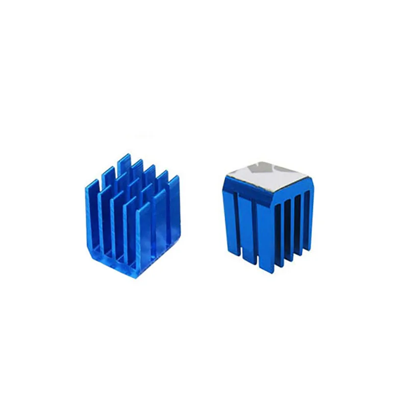 Imagem -03 - Azul Raspberry pi Dissipadores de Calor Refrigerador Alumínio 9x9x12 mm com Adesivo para Resfriamento Raspberry pi 32 Modelo b Lv8729 Tmc2100 100 Pcs