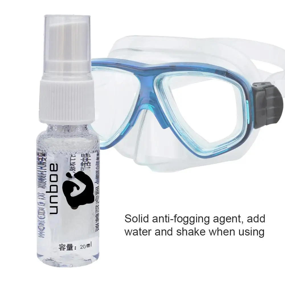 20ml Anti-Fog Spray For Swim Goggles Glasses Scuba Dive Mask Lens Cleaner Sports Glasses Empty Bottle Can Use When Add Water