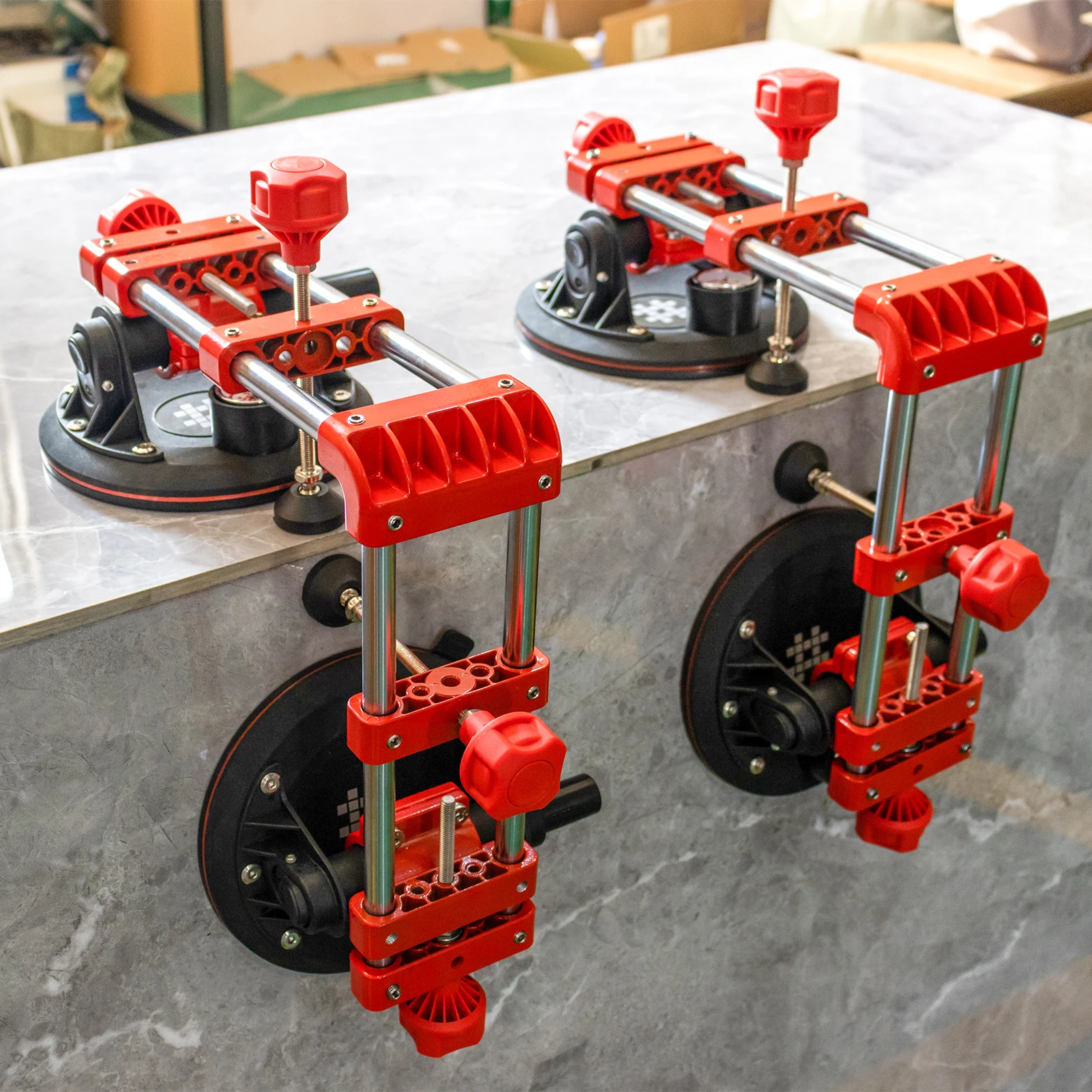Controsoffitto verticale del granito di marmo della cascata del Setter della cucitura della pietra di 90 gradi con gli strumenti di installazione manuali della cassa di plastica