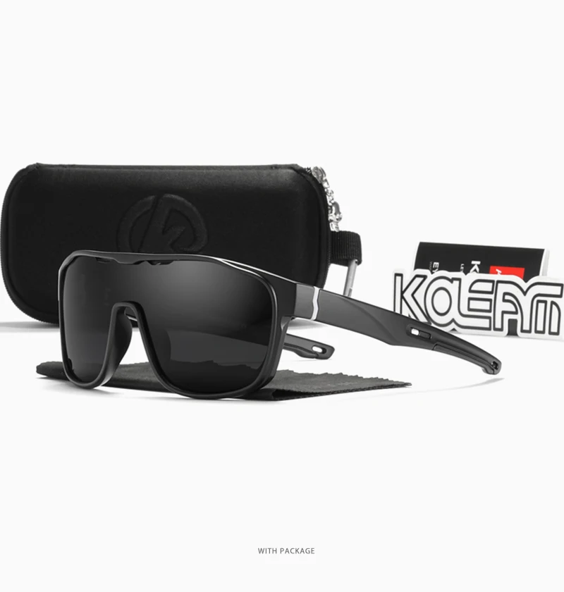 KDEAM reduziert Windage, polarisierte Herren-Sonnenbrille, Sport-Einteiler, mehrschichtige Beschichtungsbrille, Spiegel, Kategorie 3 – Detail 9