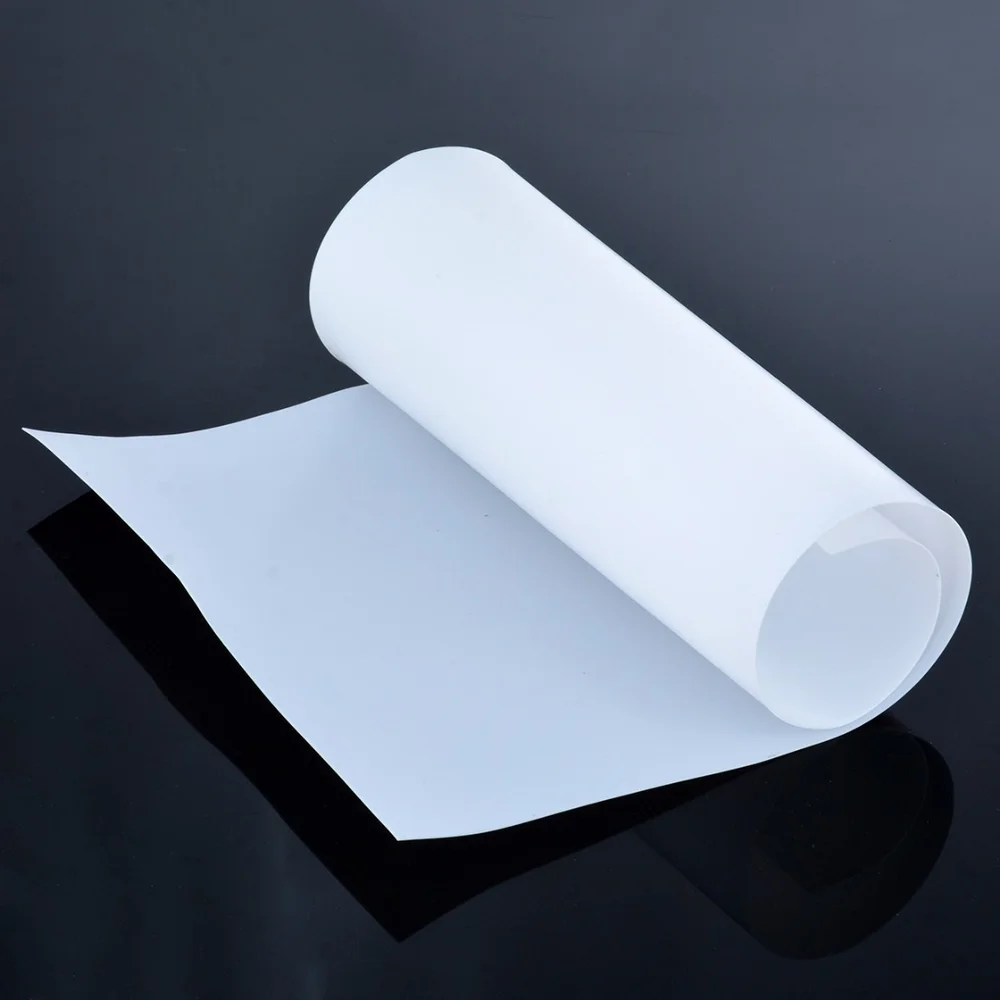 1pc White PTFE Film High Strength Temperature PTFE Sheet 500*300*0.5MM For Compression Molding Extrusion Processing