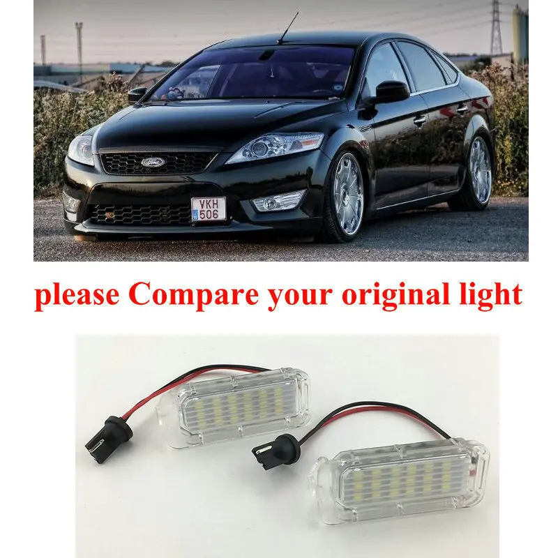 

Car Accessories Special Car License Plate Lamp For Ford mondeo mk4 automotive goods car products canbus error free