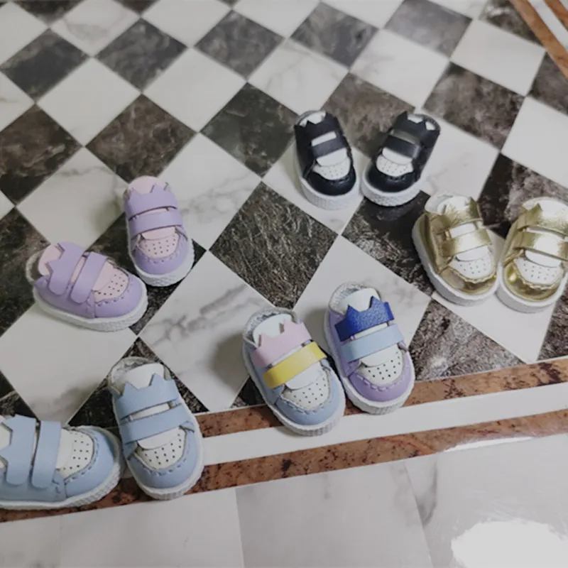 

OB11 doll shoes suitable for ob11 p9 baby shoes cat with sneakers shoes multi-color sneakers doll accessories