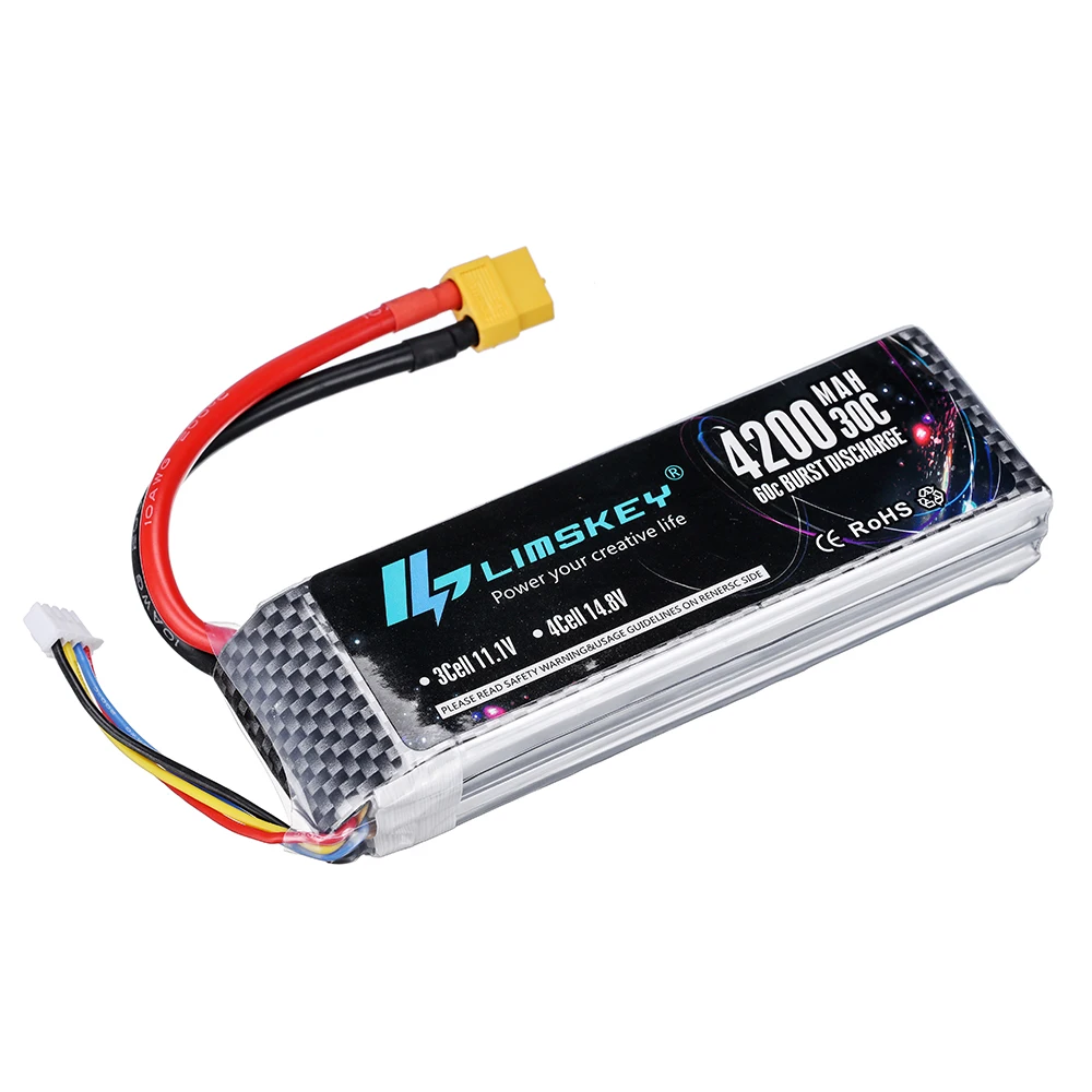 3s 11.1v lipo battery 11.1V 4200mah 30C rechargeable battery for RC toys Car aircraft Drone Parts T /XT60/JST/XT30/Tamiya plug