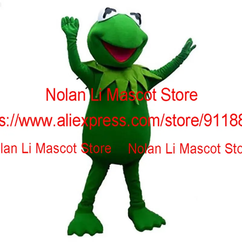 Frog Mascot Costume para adultos, Adereços de filme, Festa de aniversário, Role Playing, Cartoon Suit, Publicidade, Holiday Gift, Alta qualidade, 530