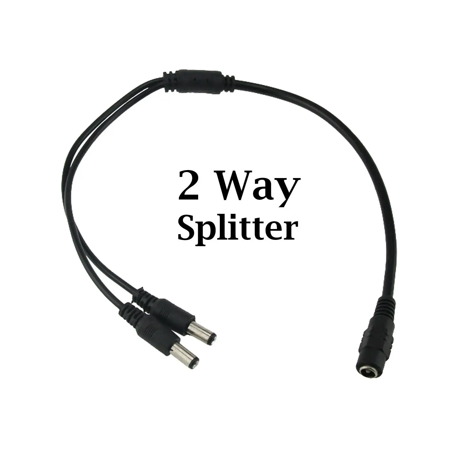 2 4 6 8 Way CCTV DC Power Splitter Adapter Cable for 12V 9V PSU Security Camera