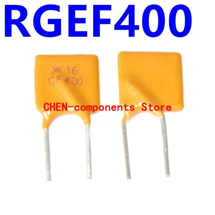 10Pcs RGEF400 Zelfherstel Zekering 4A 16V Rechte Insert
