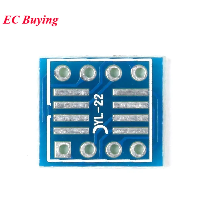 20 Chiếc SOP8 SO8 SOP8 Để DIP8 Adapter Pcb Board Bộ Chuyển Đổi Ban Nhúng Adapter Đĩa MSOP8 SOIC8 TSSOP8 SSOP8 SOP biến Nhúng Ổ Cắm