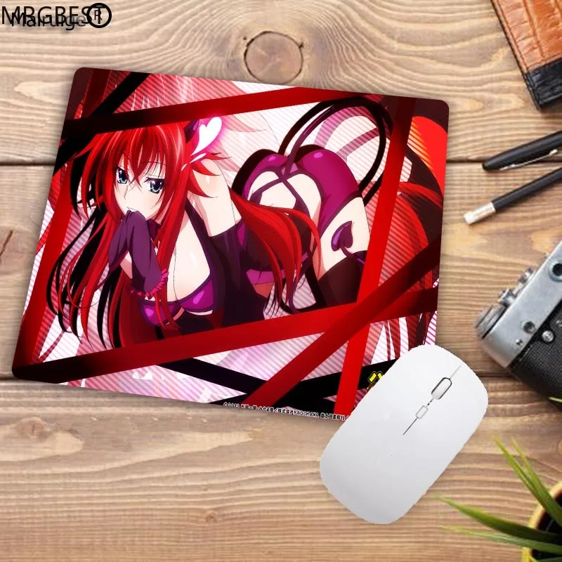 MRGBEST Big Promotion Simple Design High School Dxd  Speed Mousepad Hot Gaming Mouse Pad Anti-slip Computer Desk Mat 22X18CM