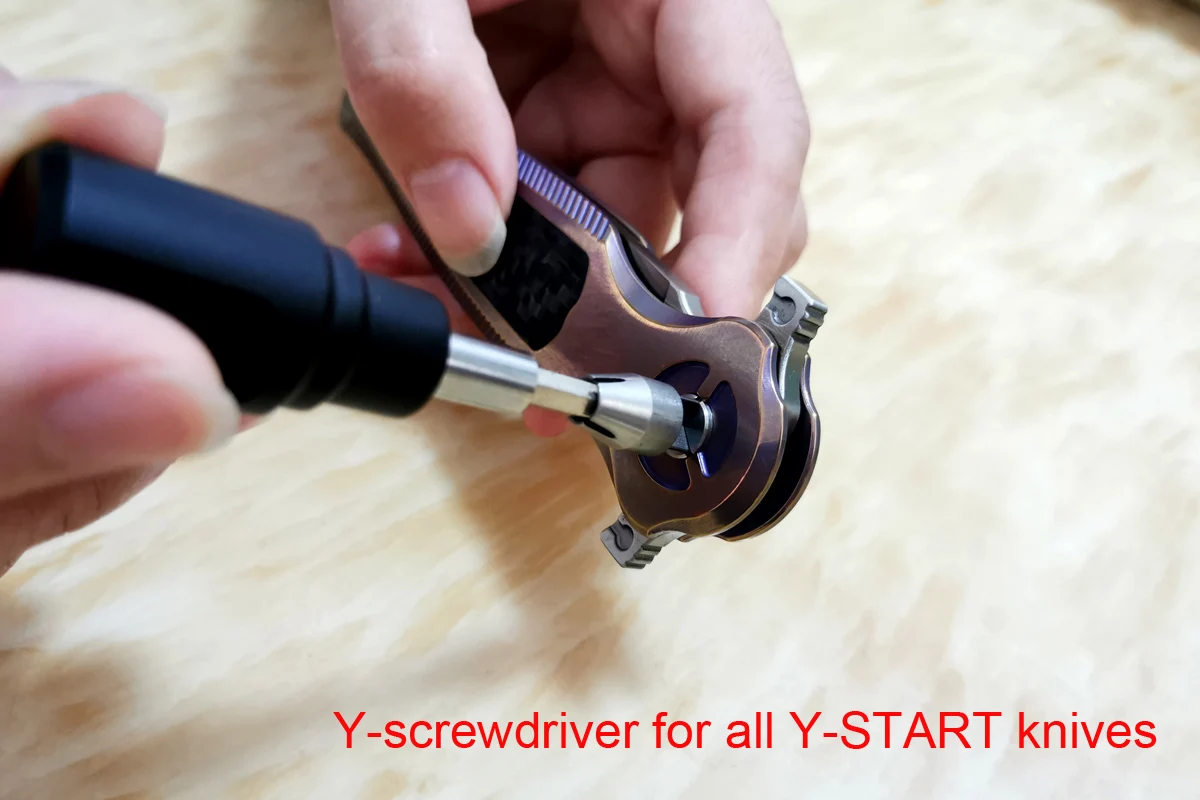 Y-START MT02 Axial-screwdriver Aluminium Alloy Handle for Y-START Knives EDC Tool
