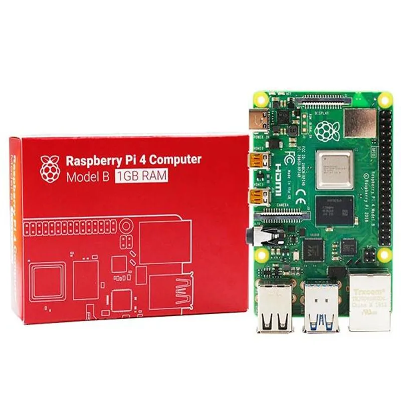 Officiële Raspberry Pi 4B Kit Met Raspberry Pi 4 Model B Development Board Met Case Glare Led Fan Tf Card 5V 3A Type-C Power