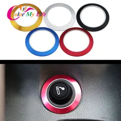 Car Cigarette Lighter Decoration Circle Trim Sticker for Chevrolet Chevy Cruze Sedan Hatchback Malibu 2009 - 2015 Accessories