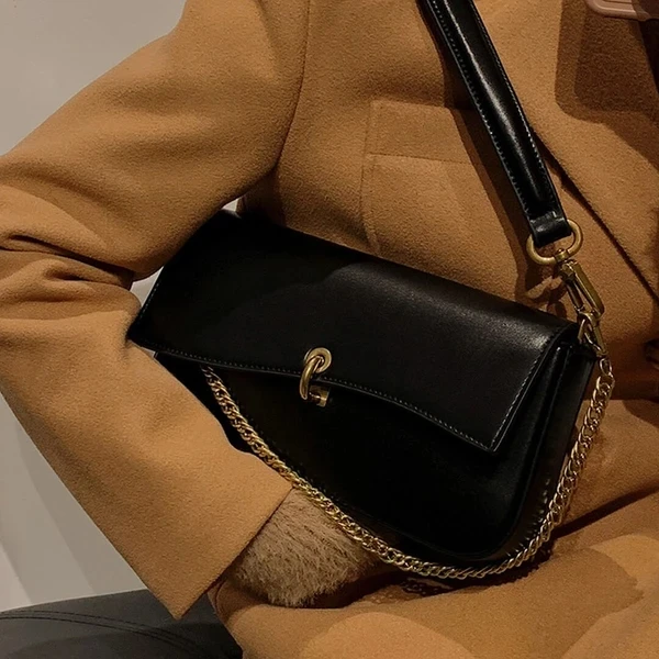 Sheinwall 2021โซ่รักแร้กระเป๋าไหล่สูง Sense Crossbody ล็อคกระเป๋าสี่เหลี่ยมขนาดเล็กหญิง PIGALLE กระเป๋า