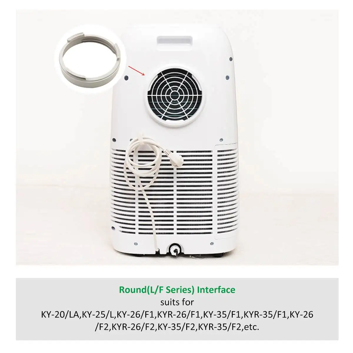 Portable Air Conditioner 15cm Window Seal Air Vent Exhaust Duct Pipe Hose Interface Connector Adaptor For Mobile Air Conditioner