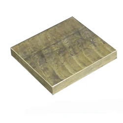 1pcs Knife DIY material bronze block metal brass plate board 50*50*10mm bronze sheet customize