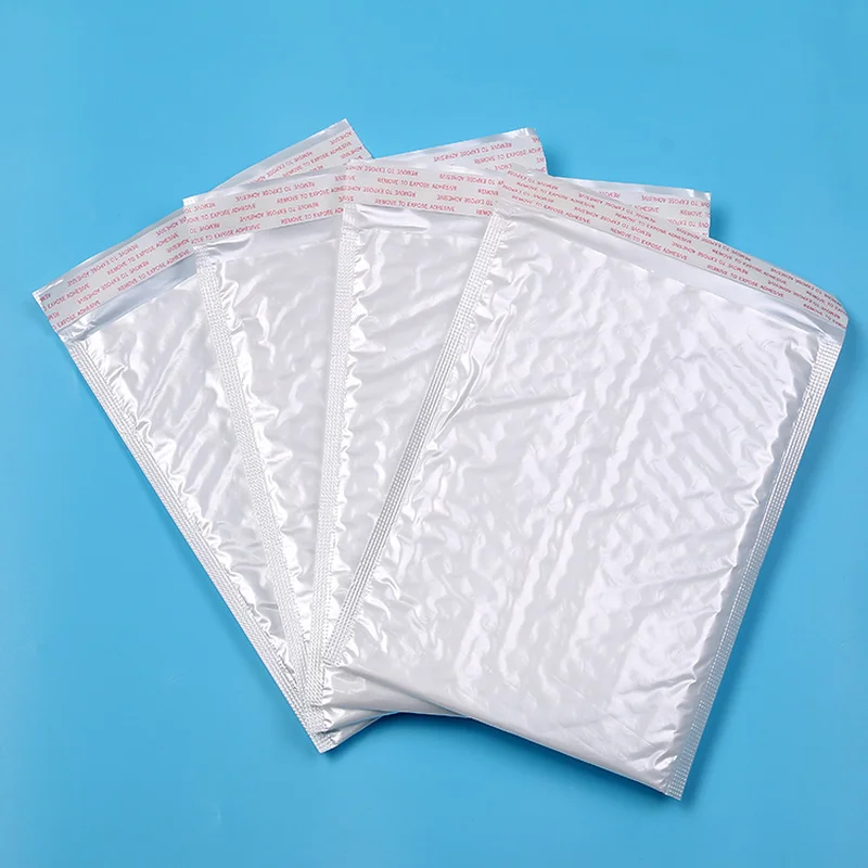 10pcs/lot White Foam Envelope Bag Mailers Padded Shipping Envelope With Bubble Mailing Bag gift wrap packaging bags 13*17cm