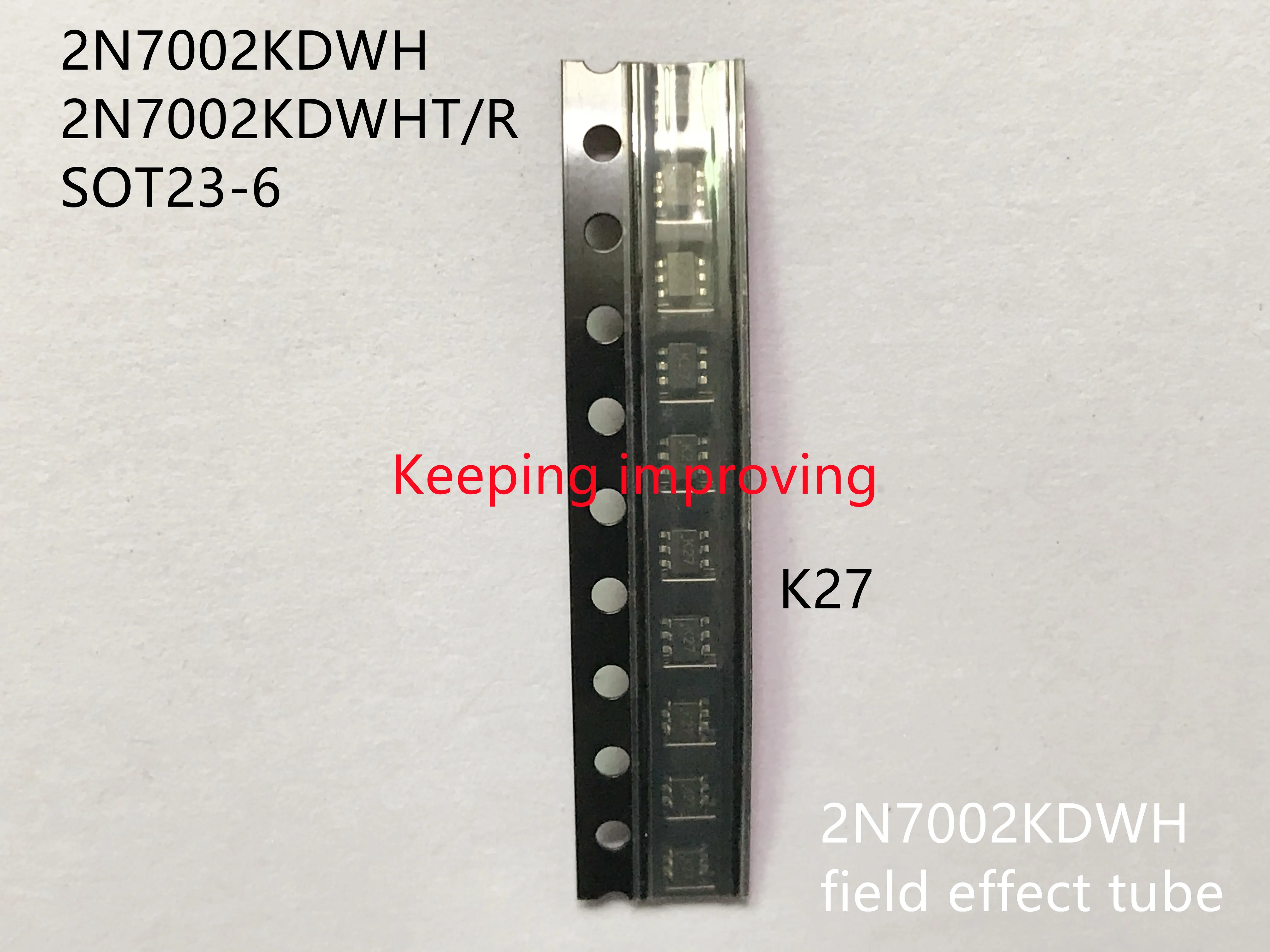 Asli Baru 100% 2N7002KDWH 2n7002kwht/R K27 SOT23-6