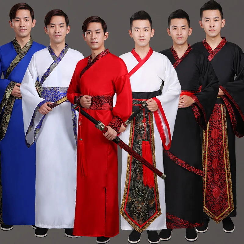 Hanfu-زي صيني تقليدي عتيق ، ملابس صيفية للرجال والنساء ، فستان طويل ، مهرجان ، فستان رقص