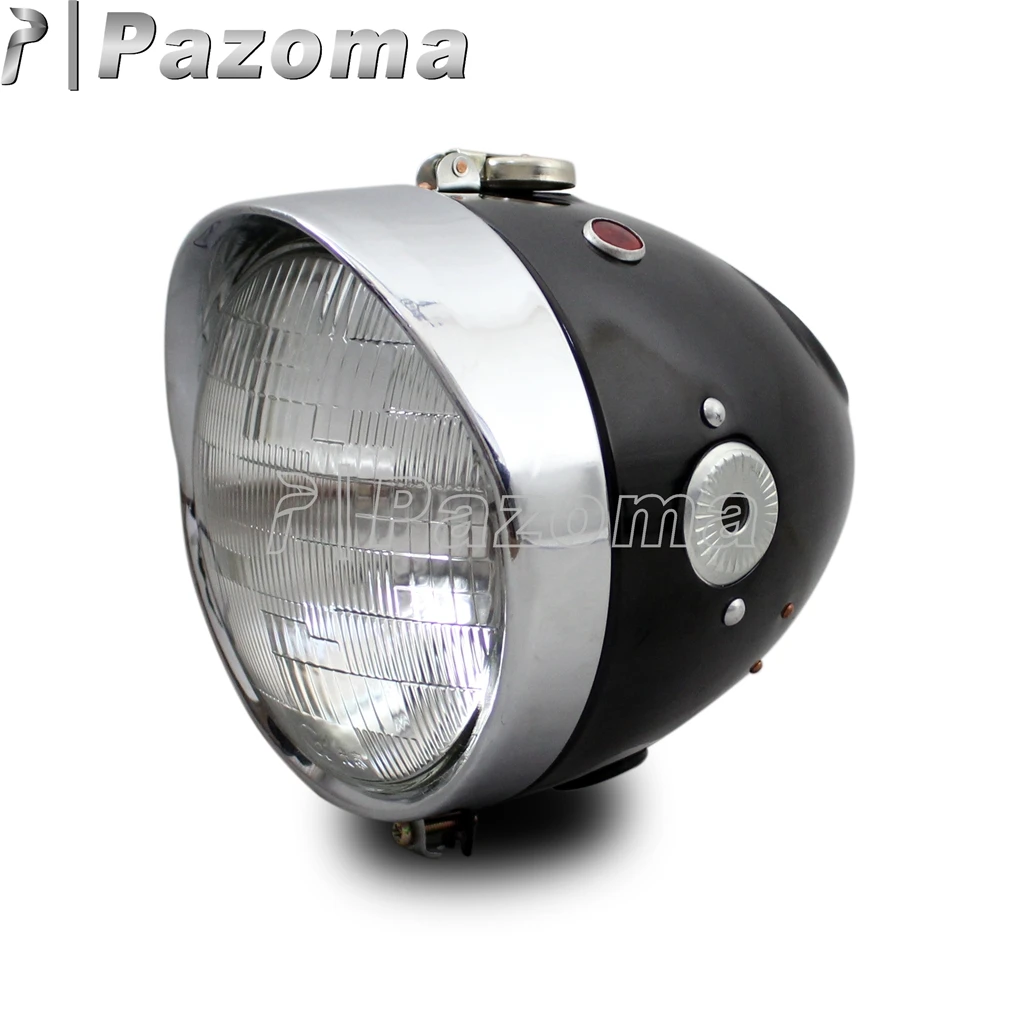 Motorcycle 7inch Headlight Custom Reatro Headlamp Lights For Zundapp DB DS DBK KS KS750 K750 Wehrmacht BW40 Dnepr Ural Sidecar