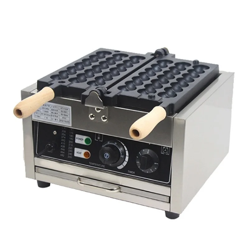 Snacks Machine Skewer Waffle Maker Electric Takoyaki Machine Balls Baking Pan, Sugar-coated Haws Shaped Wafle Baking Equipment