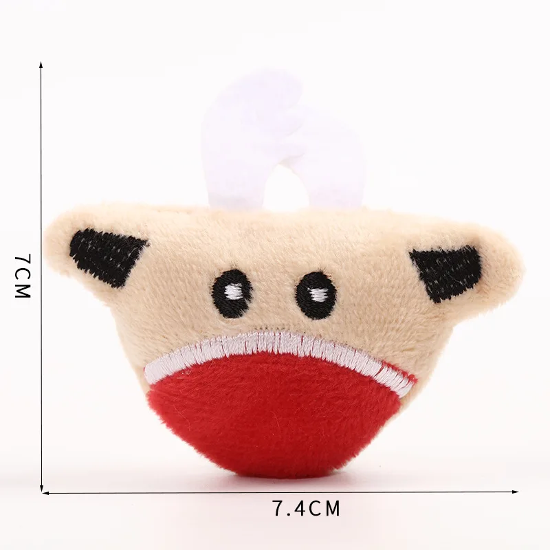 10pcs/lot DIY Handmade cute chrismas dolls Padded Patches Appliques For Clothes Sewing Supplies DIY Hair Decoration
