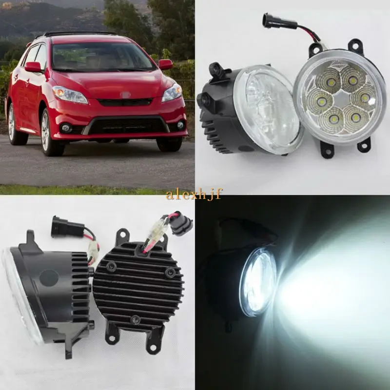 

July King 18W 6500K 6LEDs LED Daytime Running Lights LED Fog Lamp case for Toyota Matrix 2009-2012, over 1260LM/pc