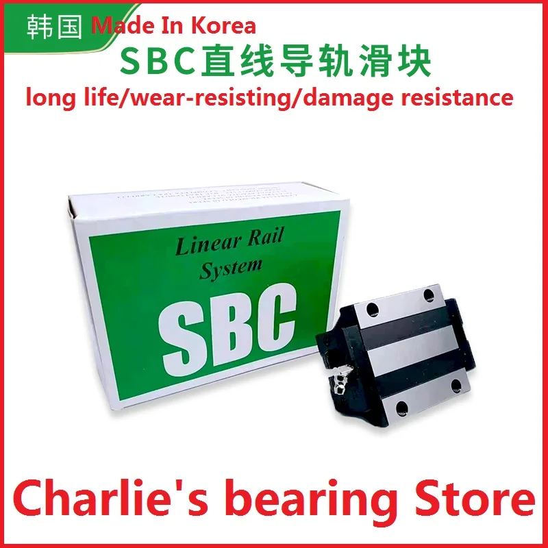 Imagem -03 - Sbc Linear Guide Flange Slide Bearing Sbi30fll-k1 Coréia Genuína Grande Quantidade em Estoque 100 Brand Novidades 1pc