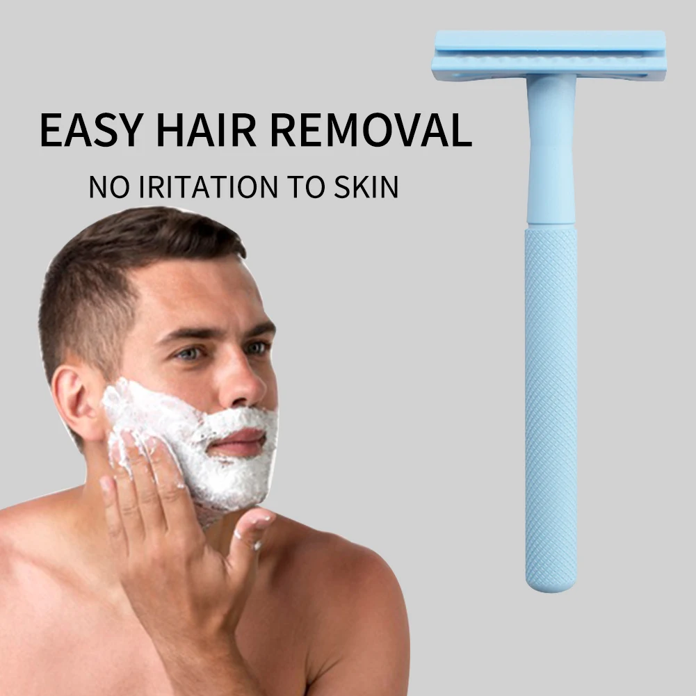 Double Edge Sicherheit Razor Männer Rasieren Frauen Haar Entfernung Klassische Damen Metall Unisex Manuelle Rasierer