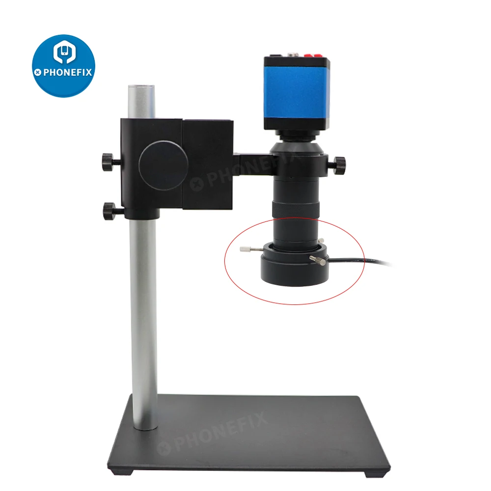 40 perline LED regolabile compatto microscopio anello illuminatore lampada per sorgente luminosa industriale microscopio Video cerchio