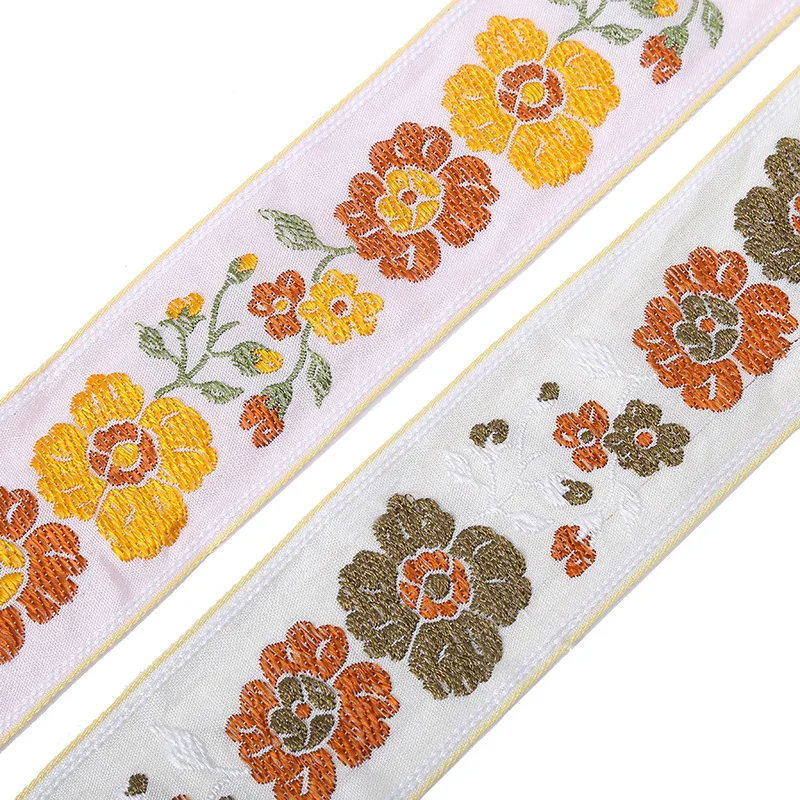 Refifying Your Craft Projects with 3-Yard Retro Flower Jacqurad Ribbon