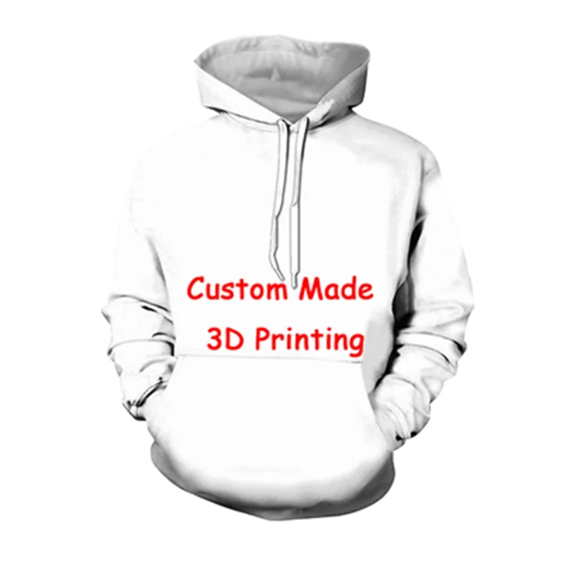 Jumeast Brand Men Women 3D Printed Zipper Hoodies Create Your Own Customer Design Anime/Photo/Star/Logo DIY You Want