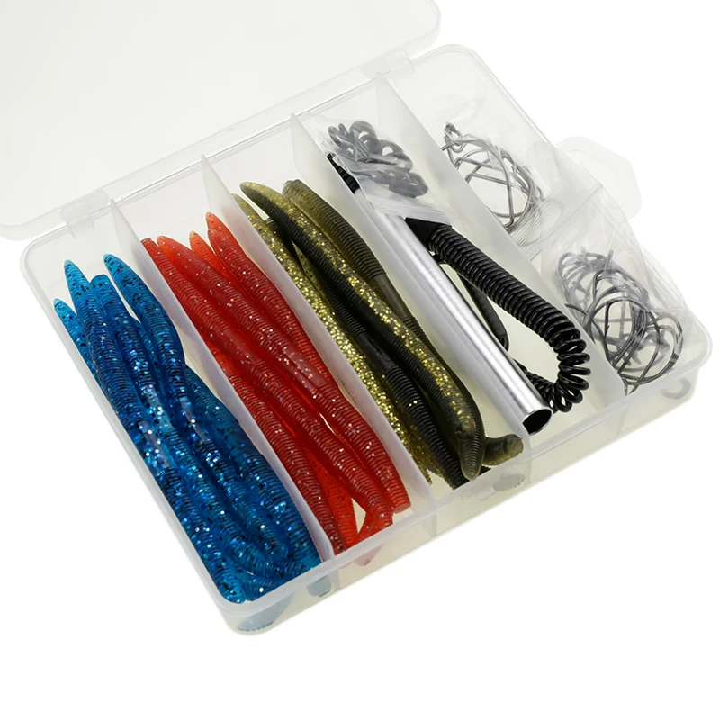 Silicone Bait Kits for Carp Rubber Baits with A Load Box for SIlicone Baits Silicone Molds for Fishing